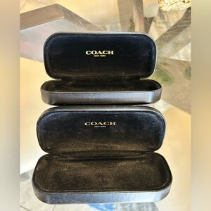 Coach Black Eyeglass Cases - used